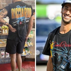 "Harry Styles wears the shirt all the time!" - Daniel Ricciardo reacts to popstar wearing his $100 merch
