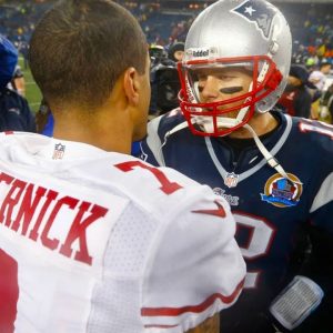 Tom Brady is worth $230 million more than Colin Kaepernick but he's amazingly tied with him in this NFL stat