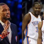 “Only Russell Westbrook can stop Kevin Durant”: Damian Lillard once called out 2017 MVP’s ball-stopping tendencies