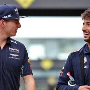 "He was the fastest," Daniel Ricciardo draws contrast between Sebastian Vettel and Max Verstappen