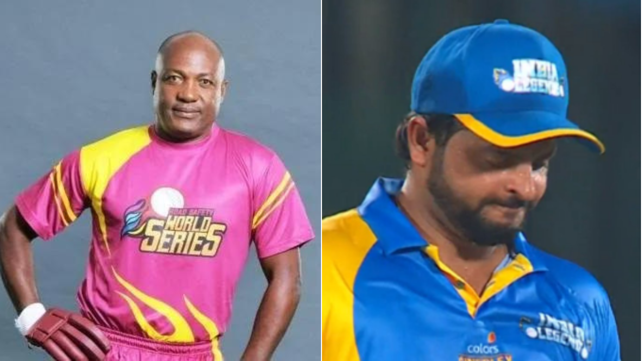 "Take it easy on us please": Brain Lara hilariously responds to Suresh Raina as he trains himself to partake in Road Safety World Series 2022