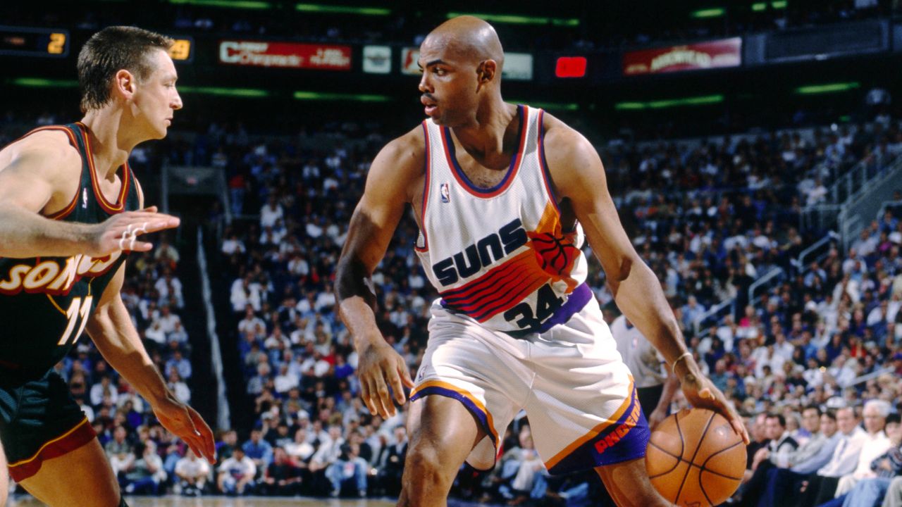 Power forward Charles Barkley, used to "run like Derrick Rose and finish like Russell Westbrook" 