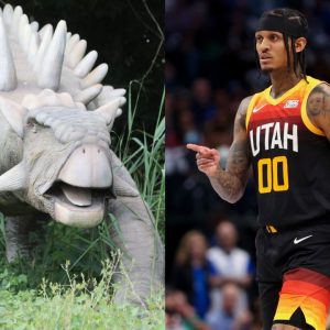 "The dinosaurs was they pets": Jordan Clarkson claimed humans grew 3-times as big as dinosaurs