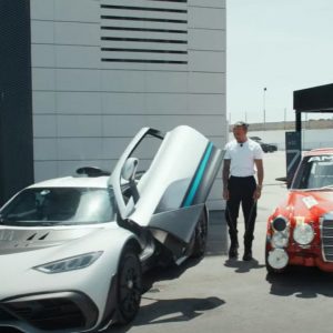 Lewis Hamilton's $2.7 million ultimate AMG hunts down David Coulthard's $400,000 OG AMG