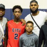 Dwyane Wade hilariously controls himself from choking a ref during Zaire's games while LeBron James 'exerts energy' when Bronny plays