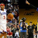 Stephen Curry claimed that Allen Iverson served as his inspiration when he displayed an arm sleeve for the illustrious Sixers player during the 2017 NBA Finals.