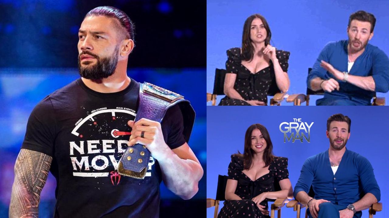 Chris Evans Roman Reigns Ana De Armas