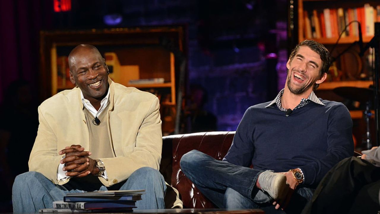 There is a small gulf between world-class and being the greatest. Michael Phelps wanted to emulate Michael Jordan's quest for the same. 