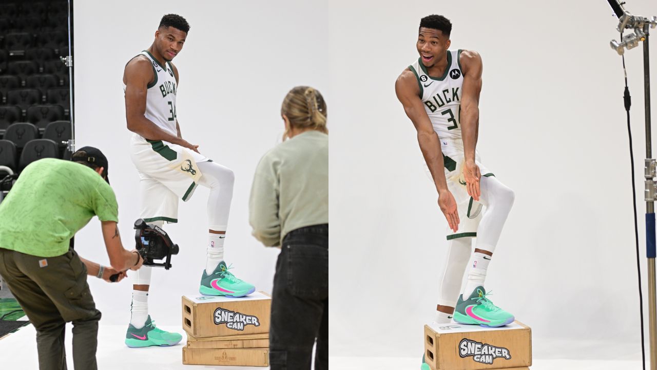 "Jokes on you!": Giannis Antetokoumpo, a Budding Comedian? Shoe Salesman? or NBA's Best Player? 