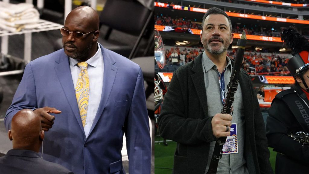 "Shaquille O'Neal, would you run for President?": Jimmy Kimmel forces the 7-footer to come up with a witty reply