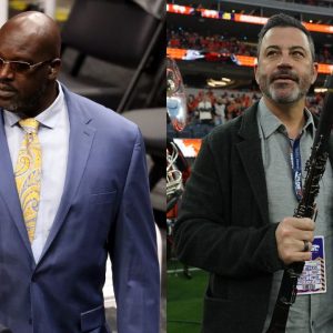 "Shaquille O'Neal, would you run for President?": Jimmy Kimmel forces the 7-footer to come up with a witty reply