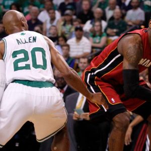 Ray Allen reveals LeBron James and the Miami Heat big three feared the Boston Celtics during the famous battles in the late 2000s.