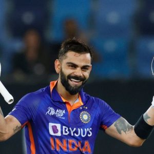 Virat Kohli scored his 71st international century in the Asia Cup 2022 match between India and Afganistan in Dubai.