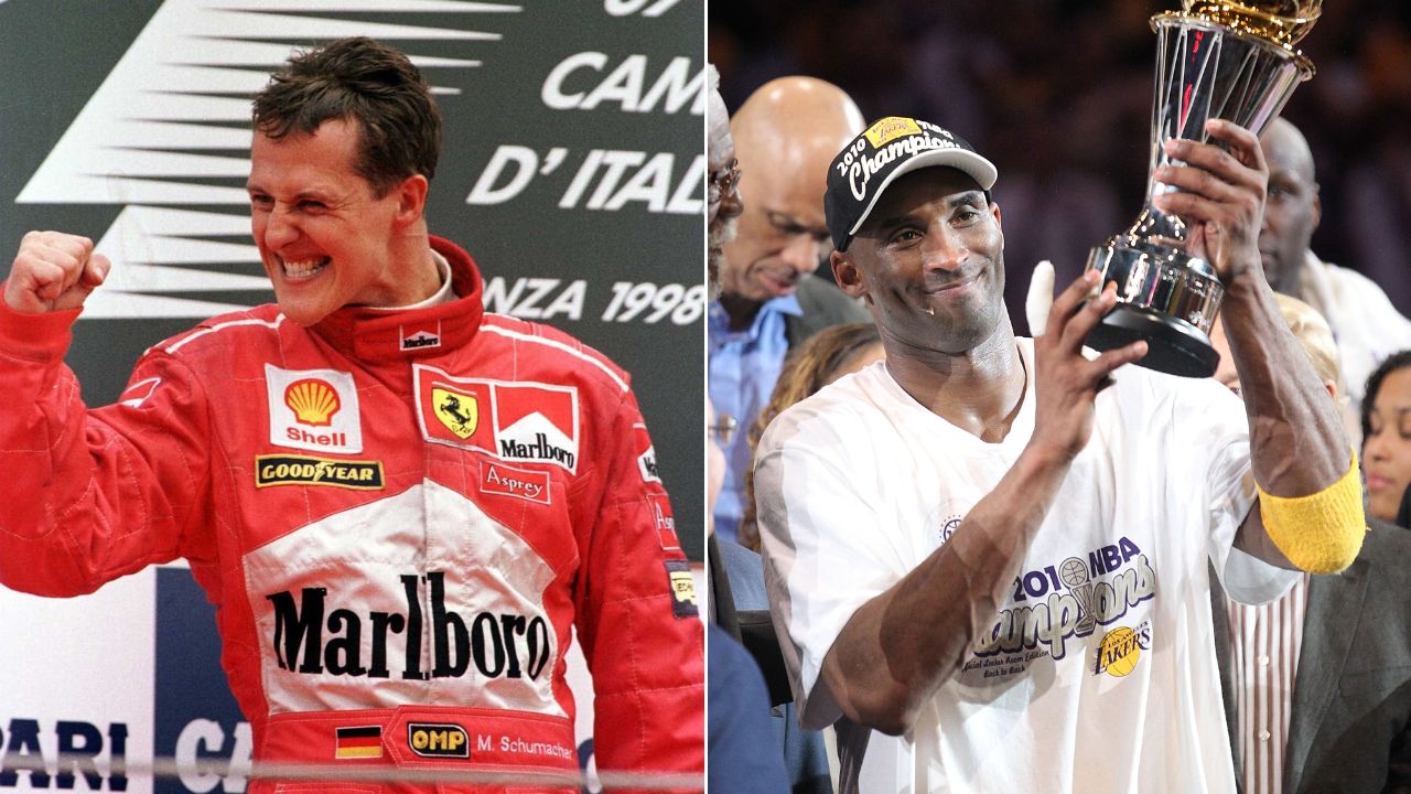 Michael Schumacher has the 'Mamba Mentality' trait in common with 5 times NBA Champion Kobe Bryant