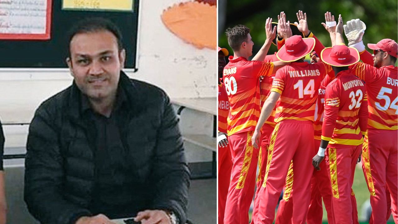 Former Indian batter Virender Sehwag has applauded Zimbabwe over Australia in Australia in the 3rd ODI match.