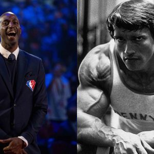 Kevin Garnett likens his maniacal drive to Arnold Schwarznegger having org*sms while he lifted