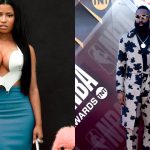 James Harden was caught red handed staring at $100 million Nicki Minaj after her performance