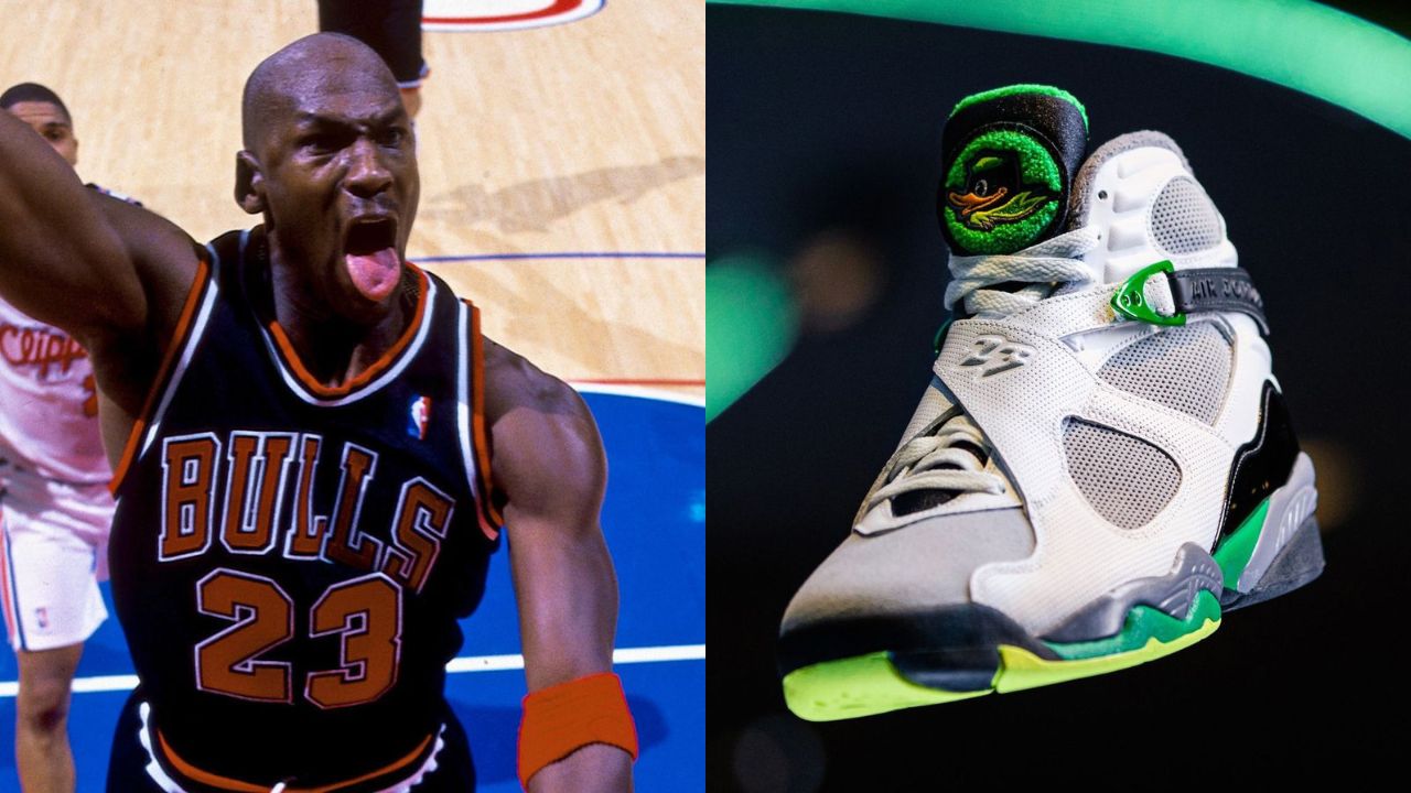 Super Limited Air Jordan Oregon 8 PEs now being resold on Stockx and GOAT, which were initially launched as a blind auction pair
