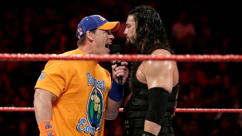 Roman Reigns and John Cena
