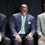 James Worthy, the 1988 Finals MVP, shared a video of Magic Johnson and the Showtime Lakers fondly singing and jiving in their reunion.