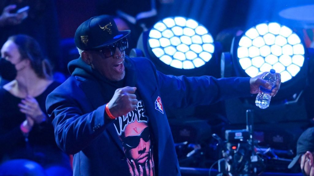 An intoxicated Dennis Rodman was once captured playing accomplice in a $3,000 worth robbery