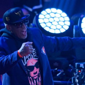 An intoxicated Dennis Rodman was once captured playing accomplice in a $3,000 worth robbery