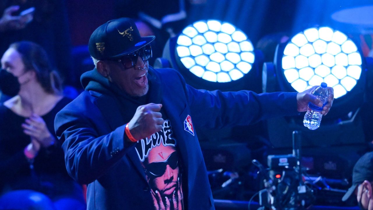 An intoxicated Dennis Rodman was once captured playing accomplice in a $3,000 worth robbery