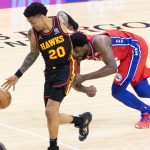 Trae Young and Hawks present nasty cake dissing Joel Embiid to John Collins to celebrate his 25th birthday