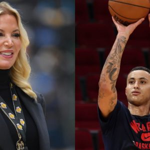 "Please resign Kyle Kuzma or get lost!": Lakers fans bully Jeanie Buss for reposting picture with 2020 NBA Champion