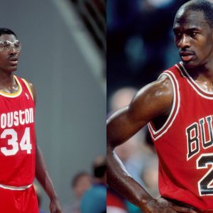 $300 million Hakeem Olajuwon outdid Michael Jordan with 200+ blocks and steals but lost DPOY to 7’4 Jazz star
