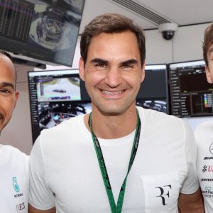 20 Grand slam winner Roger Federer goes ecstatic as he experiences $12.2 Million F1 car