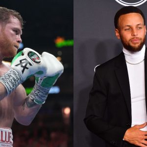 "That's all we do is win!": 4x champ Stephen Curry takes a moment to celebrate Canelo Alvarez's victory