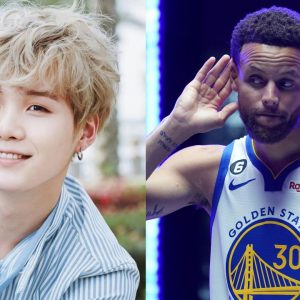 What is BTS Rapper Suga's Height? 6'2" Stephen Curry Towers Over Korean Sensation