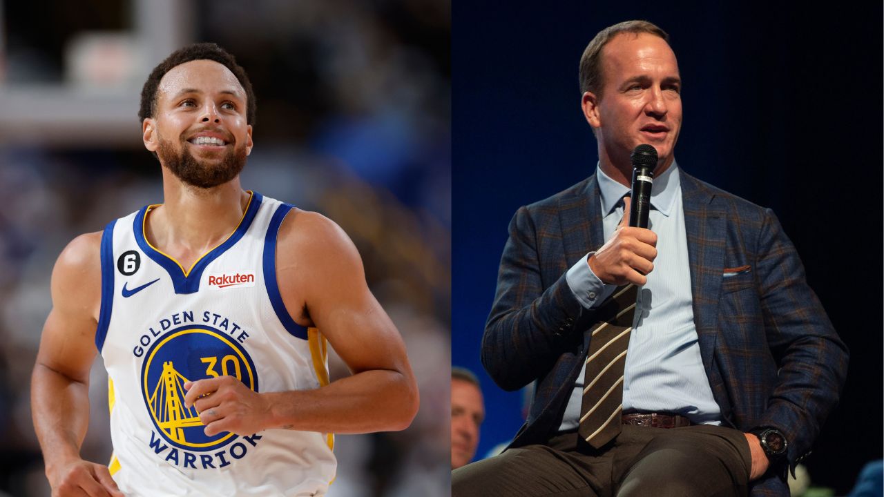 Peyton Manning and Stephen Curry