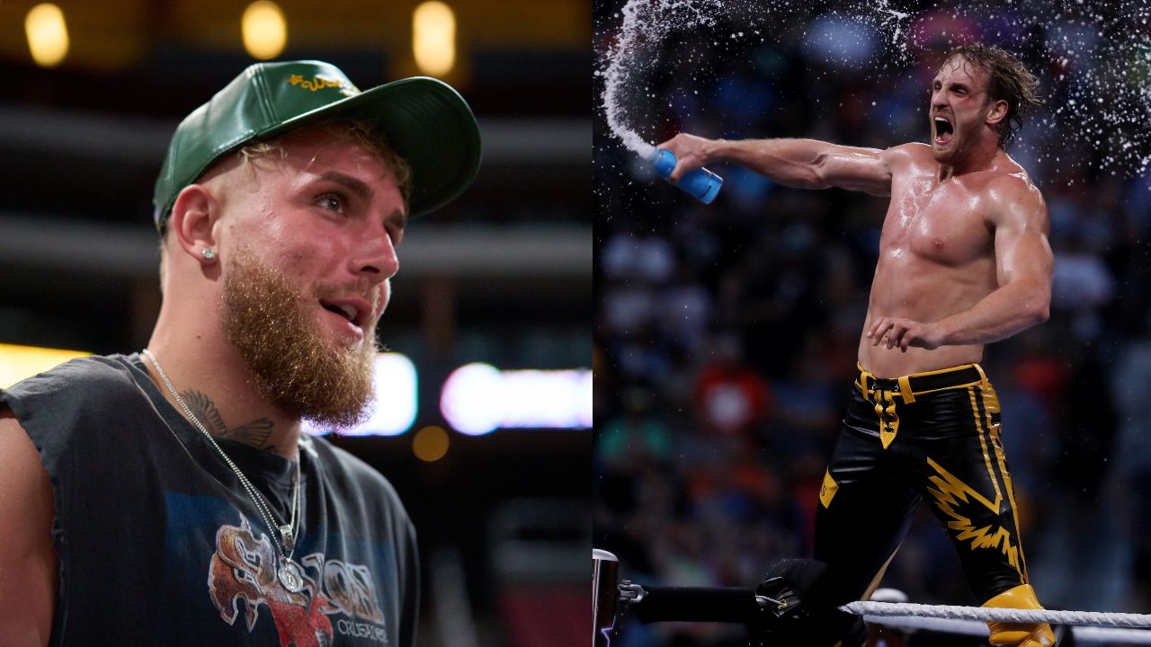 Logan and Jake Paul in WWE