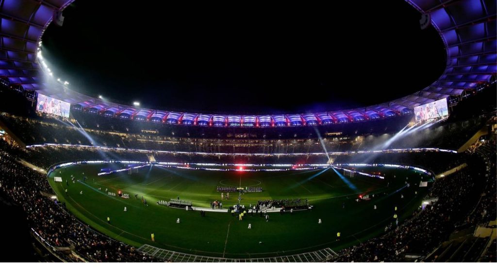 Optus Stadium T20 average score: The SportsRush brings you the record for the highest run-chase at the Optus Stadium in Perth.