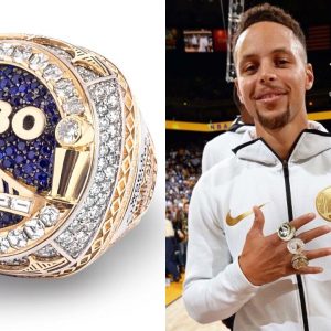 Who Made the 74 Sapphires Engraved Golden State Warriors Championship Ring in 2018?