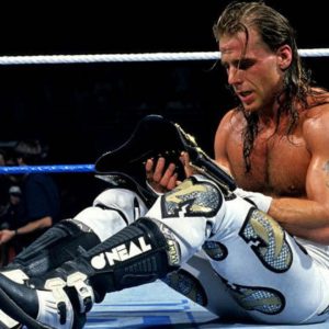 Kurt Angle next Shawn Michaels