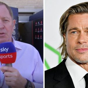 $300 million worth Brad Pitt explains why he snubbed Martin Brundle at US Grand Prix