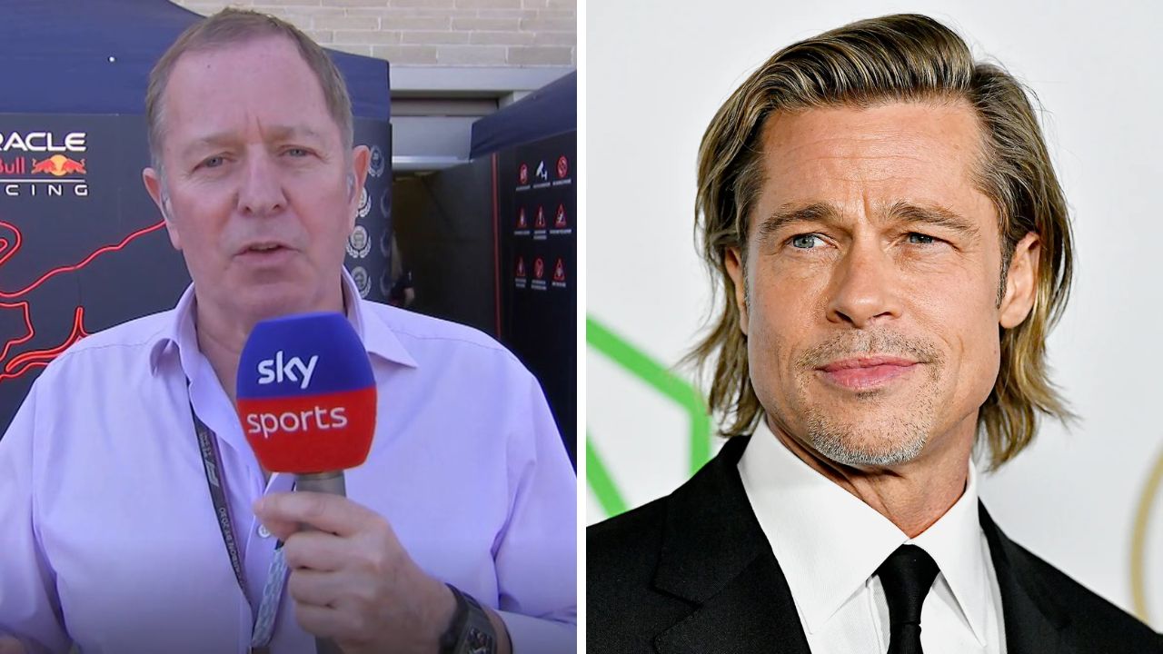 $300 million worth Brad Pitt explains why he snubbed Martin Brundle at US Grand Prix