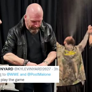 Triple H and Post Malone