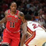 DeMar DeRozan Emulates Michael Jordan While Schooling his "Son" in the Season Opener for Chicago Bulls