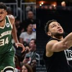 NBA's Leading Scorer Giannis Antetokounmpo Hits the 'Too Small' Celebration on Ben Simmons 