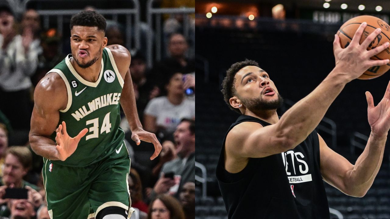 NBA's Leading Scorer Giannis Antetokounmpo Hits the 'Too Small' Celebration on Ben Simmons 