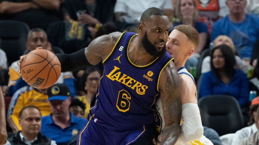 When did LeBron James change to 6