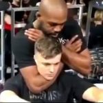 Jon Jones chokes fan