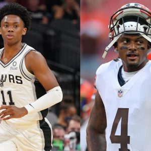 Josh Primo and Deshaun Watson