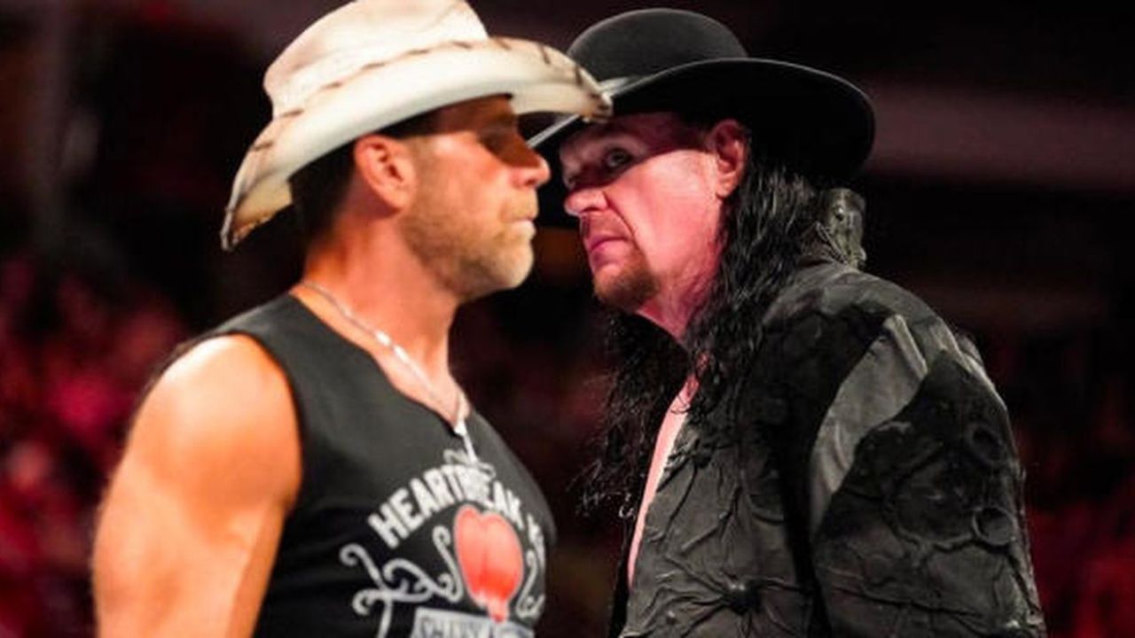 The Undertaker Shawn Michaels
