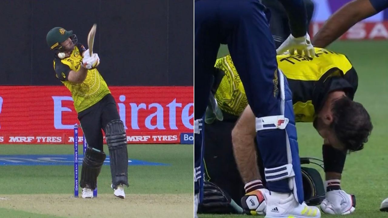 "Is match ka sabse tez gendbaaz": Glenn Maxwell hit sorely on neck by Lahiru Kumara bouncer at Optus Stadium