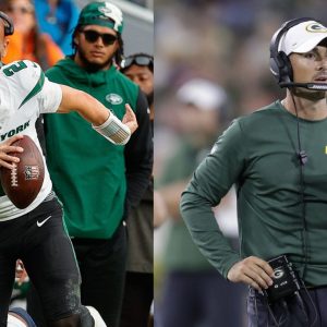 Zach Wilson and Matt LaFleur